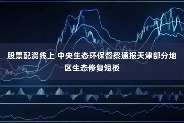 股票配资线上 中央生态环保督察通报天津部分地区生态修复短板